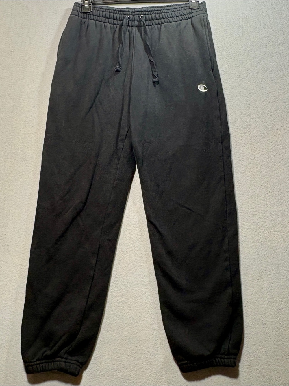 Champion Men's Black Fleece Jogger Sweatpants